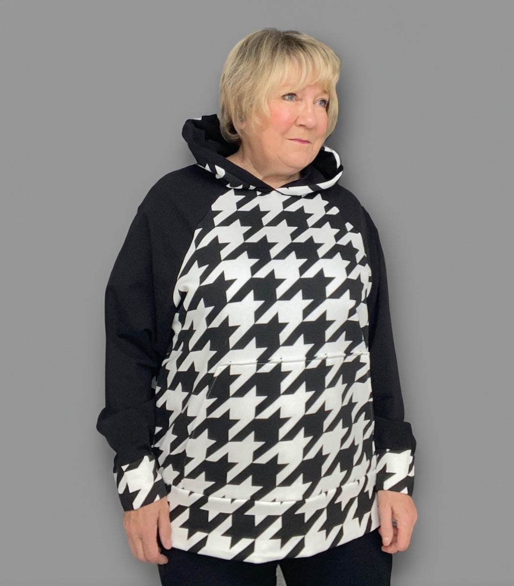 Schnittmuster Oversize Raglan Hoodie AVELA (XXS-5XL) : - Sewando