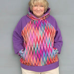 Schnittmuster Oversize Raglan Hoodie AVELA (XXS-5XL) : - Sewando