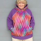Schnittmuster Oversize Raglan Hoodie AVELA (XXS-5XL) : - Sewando