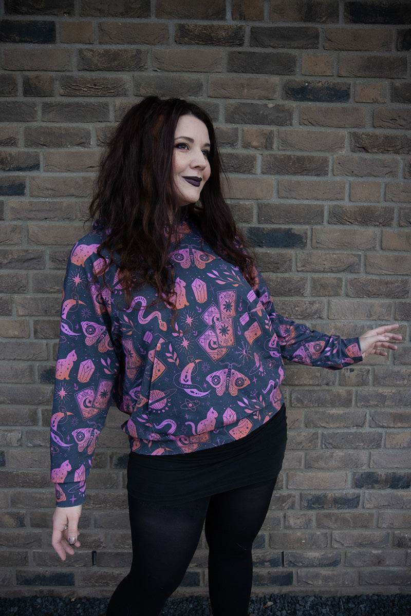 Schnittmuster Oversize Raglan Hoodie AVELA (XXS-5XL) : - Sewando