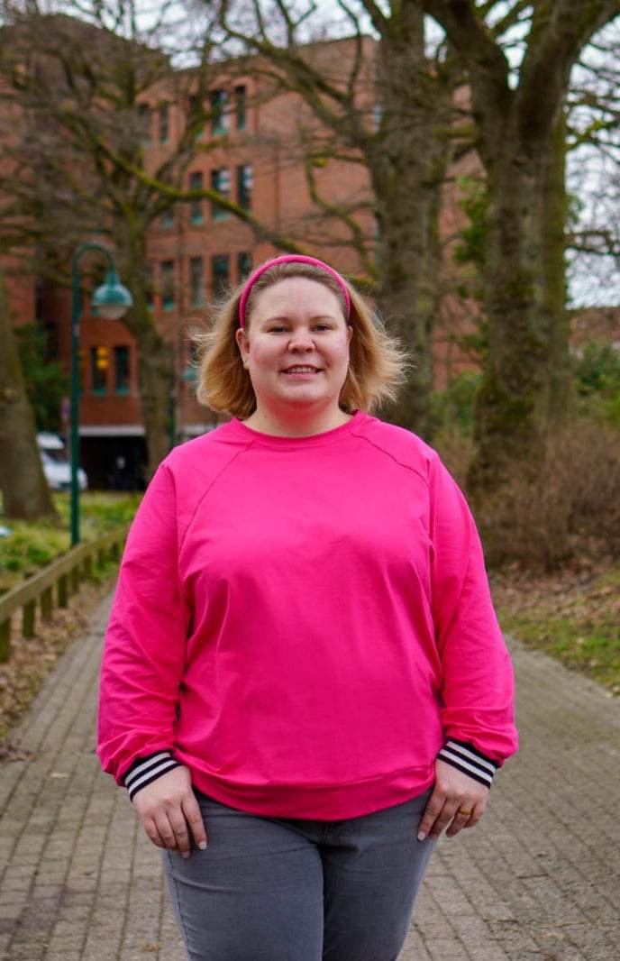 Schnittmuster Oversize Raglan Hoodie AVELA (XXS-5XL) : - Sewando