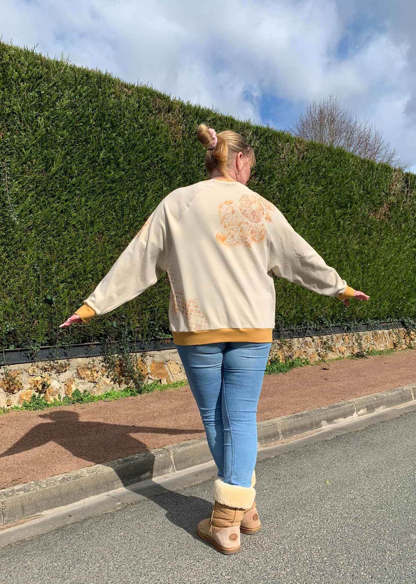Schnittmuster Oversize Raglan Hoodie AVELA (XXS-5XL) : - Sewando