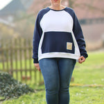 Schnittmuster Oversize Raglan Hoodie AVELA (XXS-5XL) : - Sewando