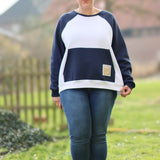 Schnittmuster Oversize Raglan Hoodie AVELA (XXS-5XL) : - Sewando