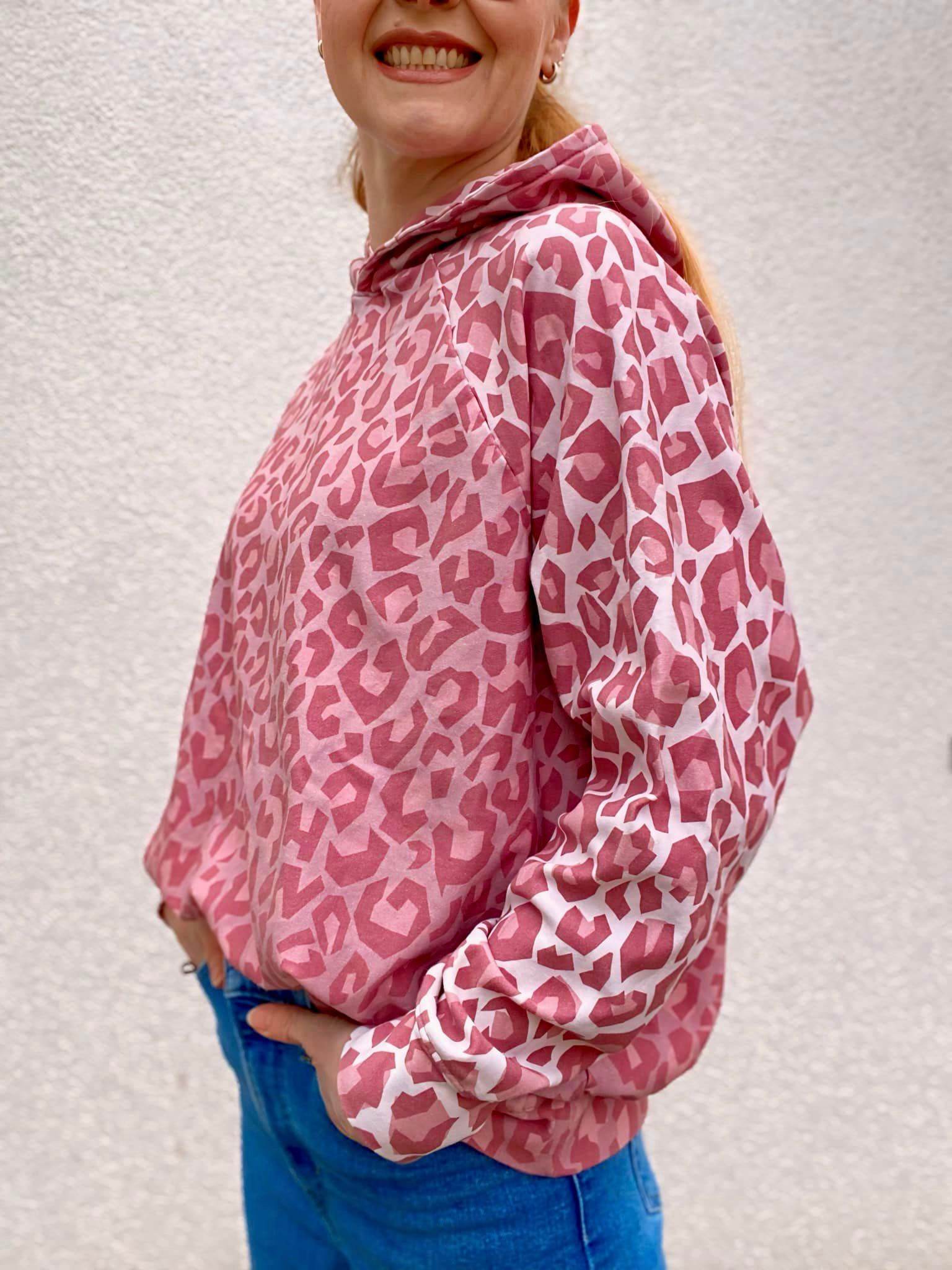 Schnittmuster Oversize Raglan Hoodie AVELA (XXS-5XL) : - Sewando
