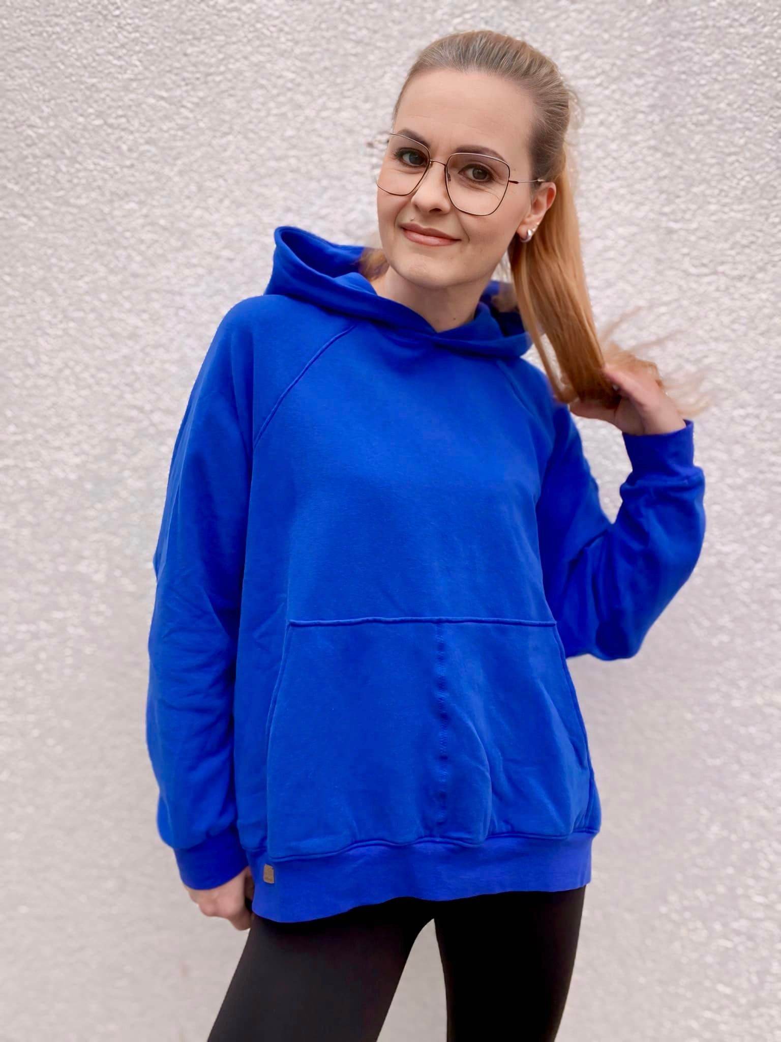 Schnittmuster Oversize Raglan Hoodie AVELA (XXS-5XL) : - Sewando