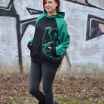 Schnittmuster Oversize Raglan Hoodie AVELA (XXS-5XL) : - Sewando