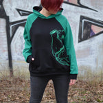 Schnittmuster Oversize Raglan Hoodie AVELA (XXS-5XL) : - Sewando