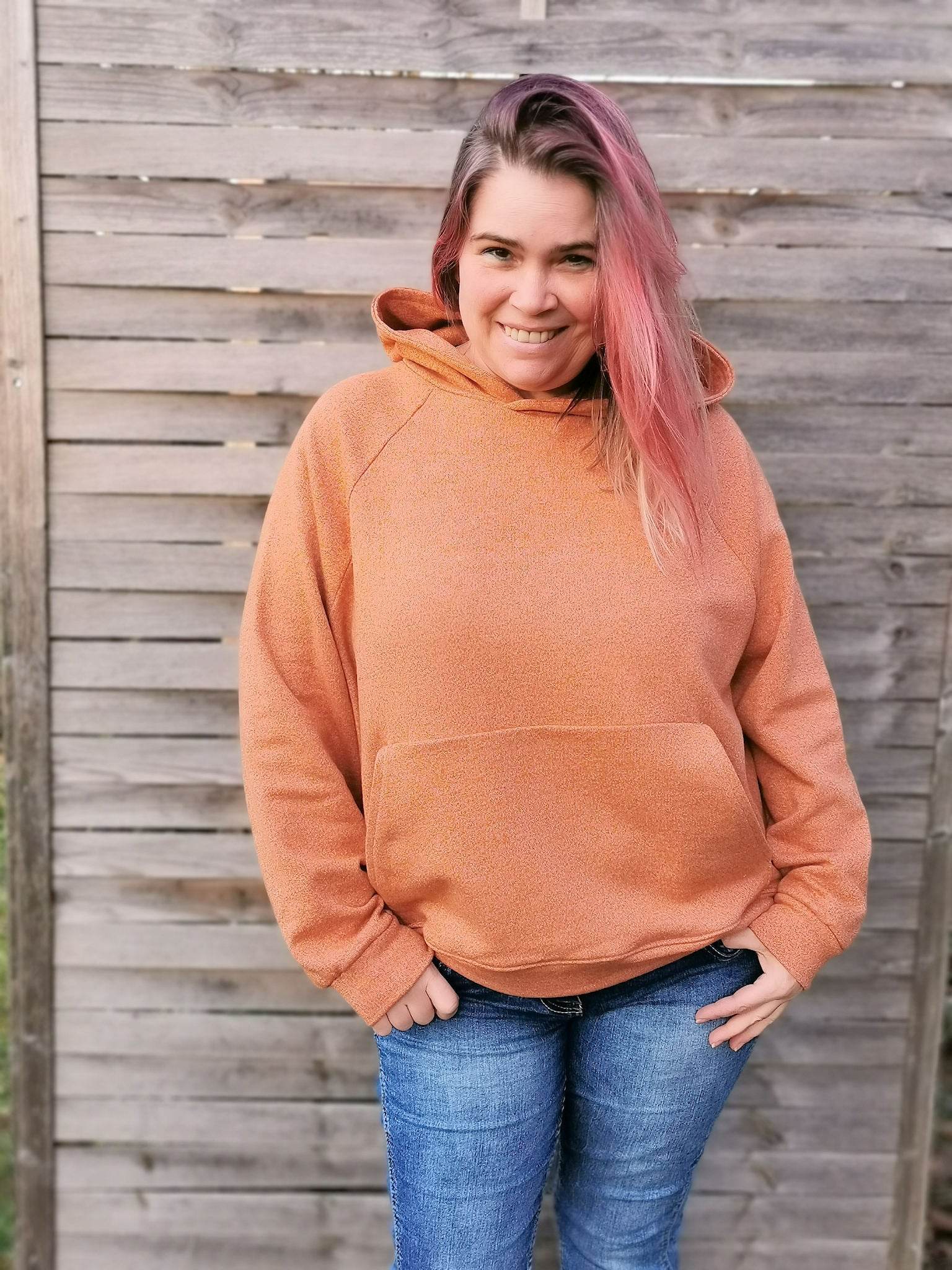 Schnittmuster Oversize Raglan Hoodie AVELA (XXS-5XL) : - Sewando