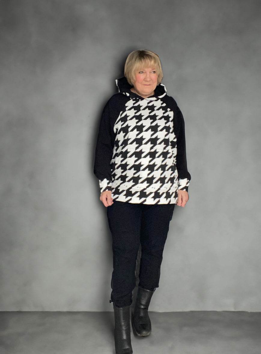 Schnittmuster Oversize Raglan Hoodie AVELA (XXS-5XL) : - Sewando