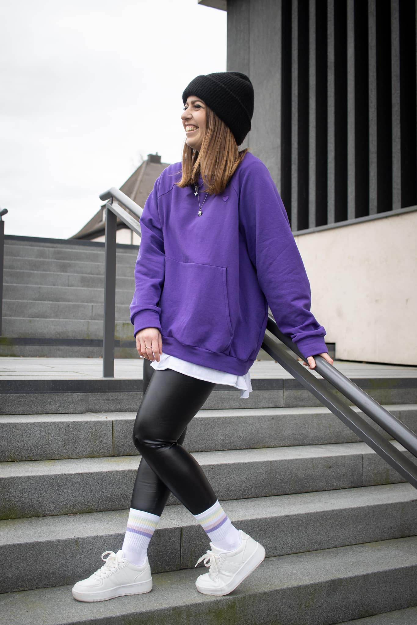 Schnittmuster Oversize Raglan Hoodie AVELA (XXS-5XL) : - Sewando