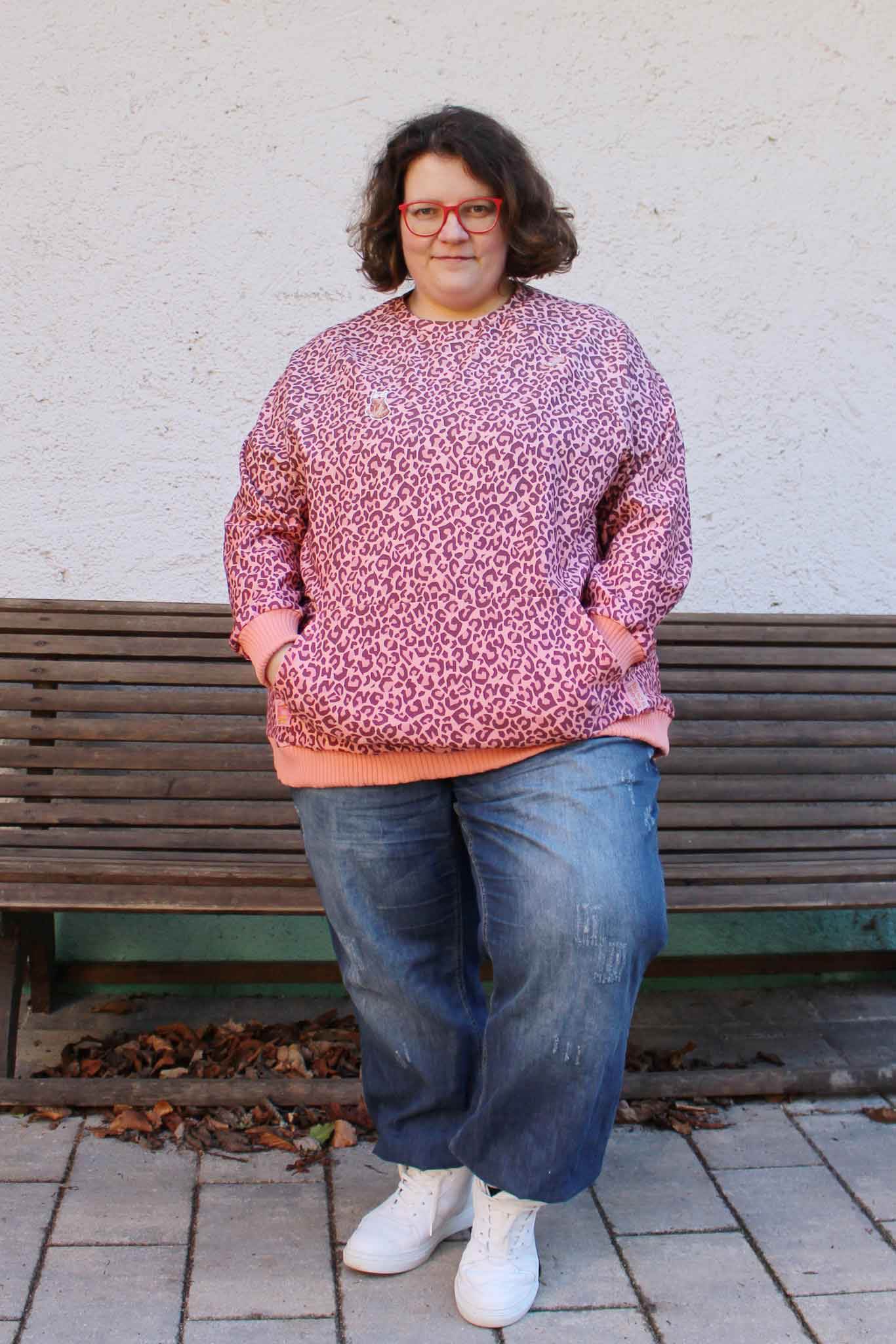 Schnittmuster Oversize Raglan Hoodie AVELA (XXS-5XL) : - Sewando
