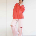 Schnittmuster Oversize Raglan Hoodie AVELA (XXS-5XL) : - Sewando