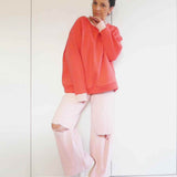 Schnittmuster Oversize Raglan Hoodie AVELA (XXS-5XL) : - Sewando