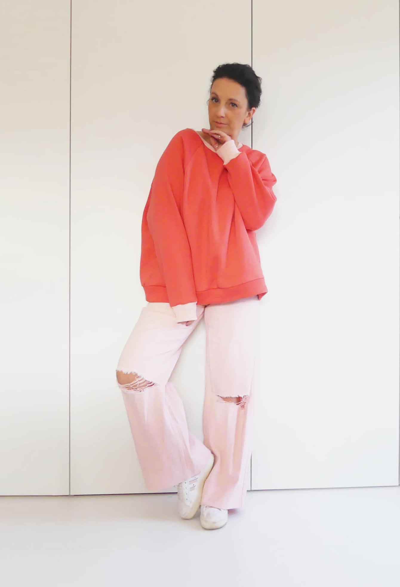 Schnittmuster Oversize Raglan Hoodie AVELA (XXS-5XL) : - Sewando