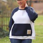 Schnittmuster Oversize Raglan Hoodie AVELA (XXS-5XL) : - Sewando