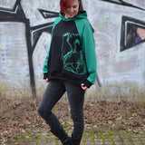 Schnittmuster Oversize Raglan Hoodie AVELA (XXS-5XL) : - Sewando