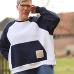 Schnittmuster Oversize Raglan Hoodie AVELA (XXS-5XL) : - Sewando