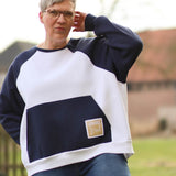 Schnittmuster Oversize Raglan Hoodie AVELA (XXS-5XL) : - Sewando