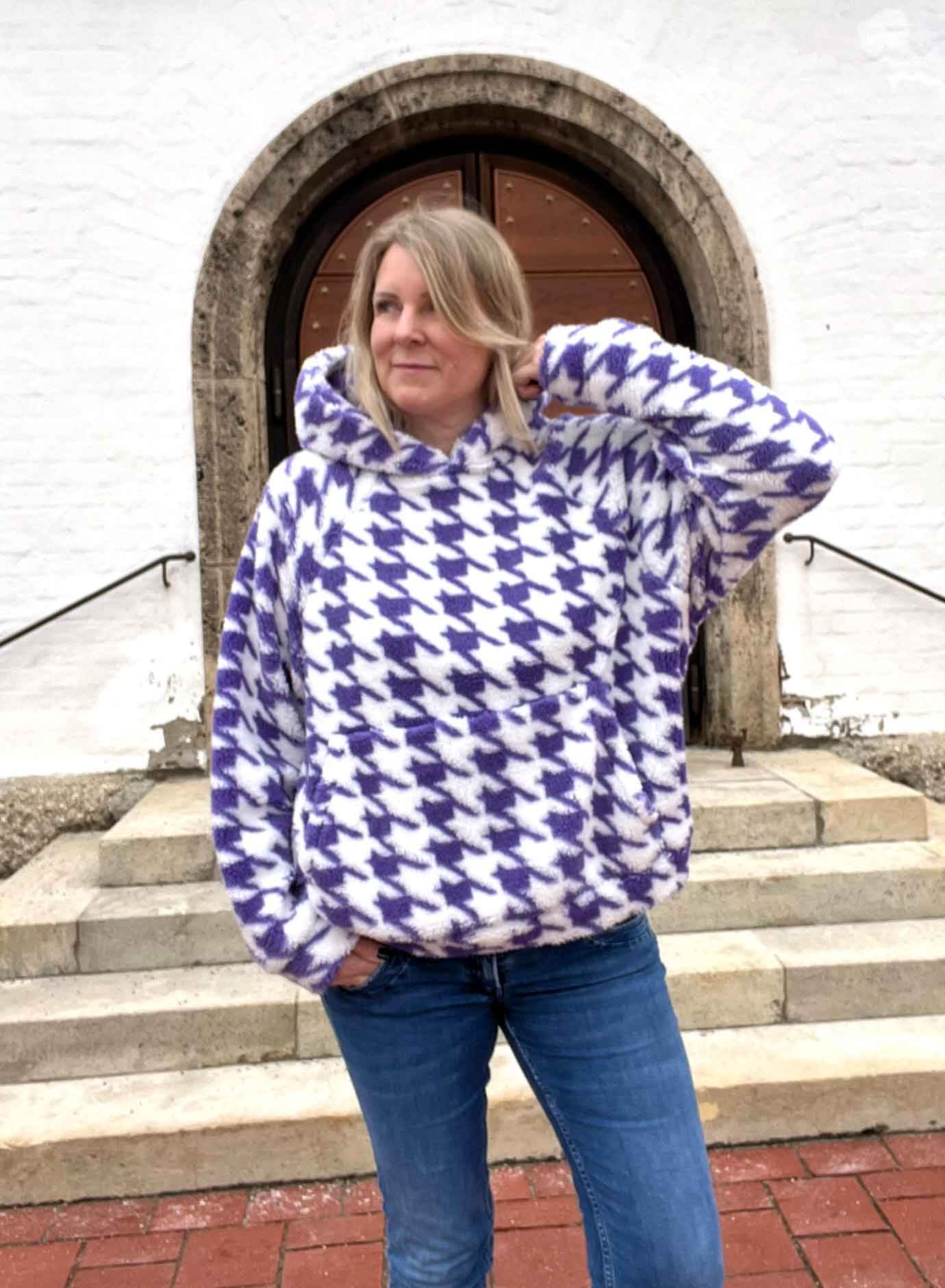 Schnittmuster Oversize Raglan Hoodie AVELA (XXS-5XL) : - Sewando