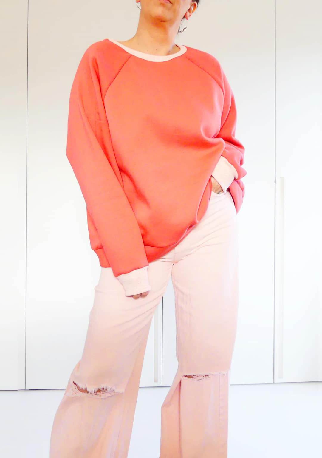 Schnittmuster Oversize Raglan Hoodie AVELA (XXS-5XL) : - Sewando