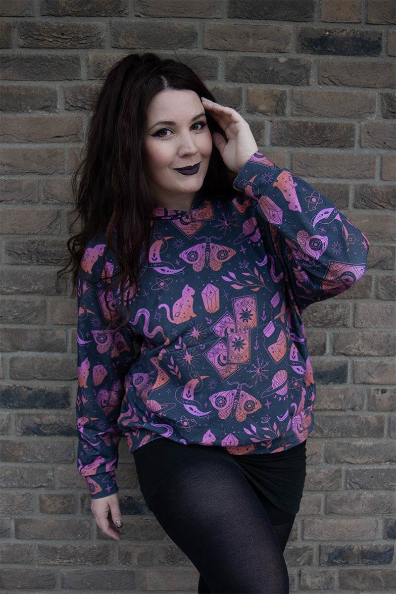 Schnittmuster Oversize Raglan Hoodie AVELA (XXS-5XL) : - Sewando