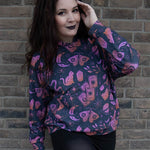 Schnittmuster Oversize Raglan Hoodie AVELA (XXS-5XL) : - Sewando