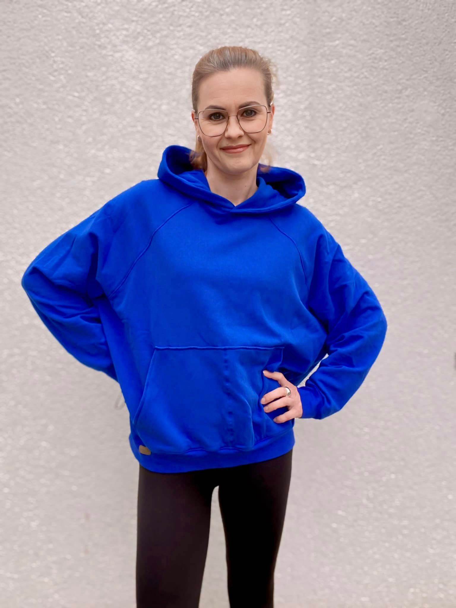 Schnittmuster Oversize Raglan Hoodie AVELA (XXS-5XL) : - Sewando