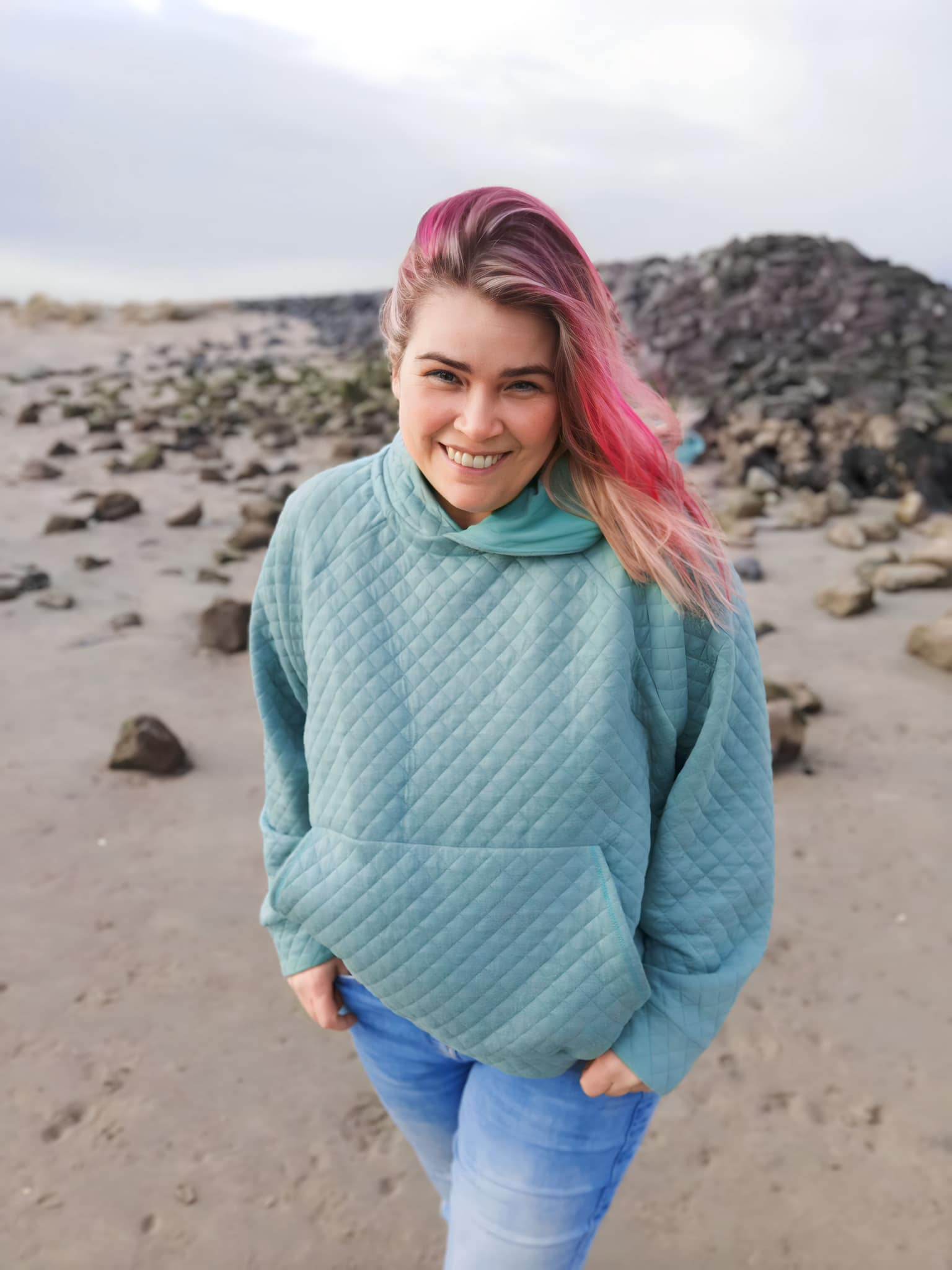 Schnittmuster Oversize Raglan Hoodie AVELA (XXS-5XL) : - Sewando