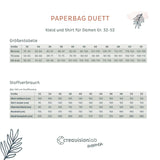 Schnittmuster Paperbag Duett Kleid & Shirt | Damen Gr. 32-52