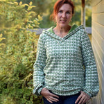 Schnittmuster Pullover mit Kapuzenkragen ACEROLA (34-58) : - Sewando
