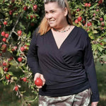 Schnittmuster Pullover in Wickeloptik MARAJO (34-56) : - Sewando