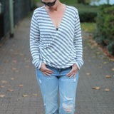 Schnittmuster Pullover in Wickeloptik MARAJO (34-56) : - Sewando