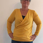 Schnittmuster Pullover in Wickeloptik MARAJO (34-56) : - Sewando