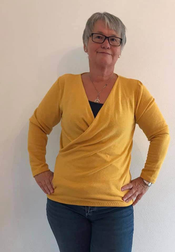 Schnittmuster Pullover in Wickeloptik MARAJO (34-56) : - Sewando