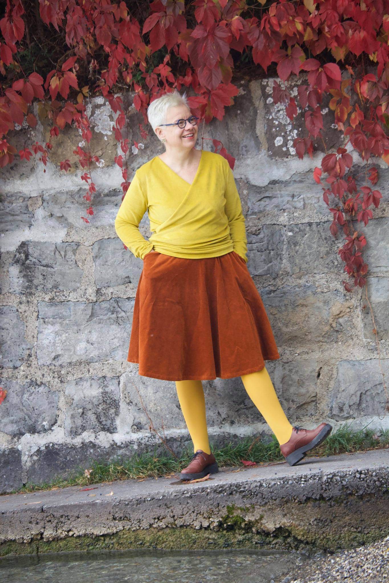 Schnittmuster Pullover in Wickeloptik MARAJO (34-56) : - Sewando