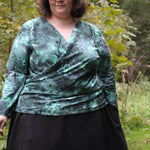 Schnittmuster Pullover in Wickeloptik MARAJO (34-56) : - Sewando