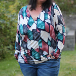Schnittmuster Pullover in Wickeloptik MARAJO (34-56) : - Sewando