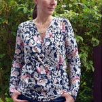 Schnittmuster Pullover in Wickeloptik MARAJO (34-56) : - Sewando