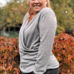 Schnittmuster Pullover in Wickeloptik MARAJO (34-56) : - Sewando