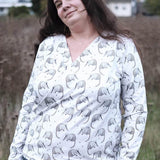 Schnittmuster Pullover in Wickeloptik MARAJO (34-56) : - Sewando