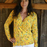 Schnittmuster Pullover in Wickeloptik MARAJO (34-56) : - Sewando