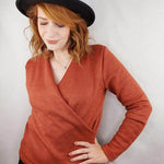 Schnittmuster Pullover in Wickeloptik MARAJO (34-56) : - Sewando
