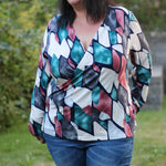 Schnittmuster Pullover in Wickeloptik MARAJO (34-56) : - Sewando