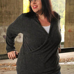 Schnittmuster Pullover in Wickeloptik MARAJO (34-56) : - Sewando