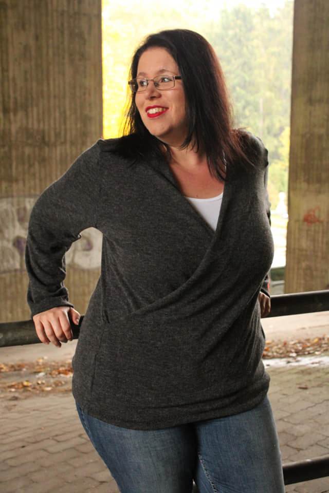 Schnittmuster Pullover in Wickeloptik MARAJO (34-56) : - Sewando