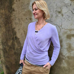 Schnittmuster Pullover in Wickeloptik MARAJO (34-56) : - Sewando
