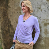 Schnittmuster Pullover in Wickeloptik MARAJO (34-56) : - Sewando