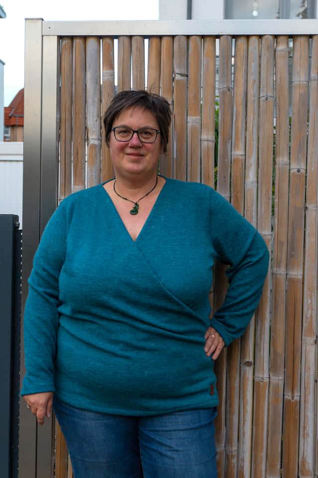 Schnittmuster Pullover in Wickeloptik MARAJO (34-56) : - Sewando