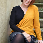 Schnittmuster Pullover in Wickeloptik MARAJO (34-56) : - Sewando